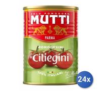 24X Multipack Mutti Cherry Tomatoes Gr 400 Can
