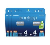 24x Panasonic Eneloop Mix 4xAA 2000mAh + 4xAAA 800mAh Rechargeable Batteries