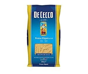 24x Pasta De Cecco 100% Italian penne rigate n. 41 noodles 500g