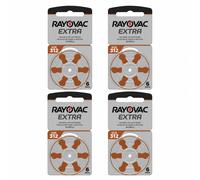 RAYOVAC Extra Advanced with Active Core Technology 312 Hearing Aid Batteries 60 Pieces