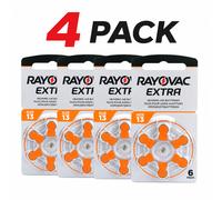 24x Rayovac Size 13 Hearing Aid Batteries PR48 DA13 Lange Run Time