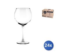 24x Transparent Glass Wine Glasses Enoteca Brunello 63Cl