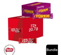 (24x Yorkie Chocolate Bar + 72 x Milk 2 Finger(96 Bars)) Nestlé Chocolate Bar (48 - 144 Bars) Yorkie, Aero, Milkybar Pick your Favourite