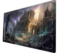 24x14 Inch Riftbound TCG Playmat Large Game Mat with Marked Zones Storage Pouch Perfect for Board Game Enthusiasts (Undead Knight)