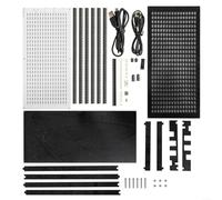 24x16 Dot LED for MATRIX Music for SPECTRUM Display Kit with 288 High-Brightness LEDs, Five Visual Modes, Adjustable Brightness, DIY Soldering Assembly for Audio Rhythm Enthusiasts(B)
