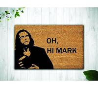 24x16 Inch Doormat Arts Oh,Hi Mark Tommy Wiseau Doormat - Funny Doormat - Classic Doormat - Worst Film Ever Made - Welcome Mat - Oh,Hi Mark Doormat - Gifts