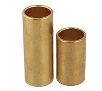 24x20x62/40mm Golden Brass Guitar Finger Knuckle Slide Tube Guitar Accessories Pack of 2