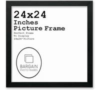 24x24 Inches Black Square Photo & Picture Frame Home Decor Poster Frame (24x24 Inches, Black)