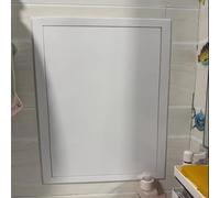 24x24in White Rust-Resistant Access Panel Cover, Electrical Inspection Hatch, Removable Service Well Plate for Plumbing and Maintenance Applications