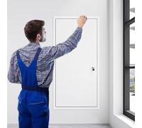 24x30 28x28 24x36 24x48 24x60 Large Access Door, Aluminum Access Panel Door for Outdoor Kitchen/Attic, Drywall Plumbing Inspection Hatch Panel(White,50x80cm(20x32in))