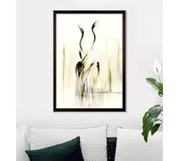 24x36 Black Poster Picture Frames with Clear Perspex Safety Glass Wall Mounted, Wall Hanging Frames 61 cm x 91.5 cm