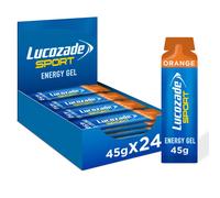 24x45g Lucozade Sport Dual-Fuel Energy Gels, Orange