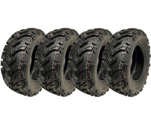 24x8.00-12 Quad ATV Tyres 6ply Wanda P3128 E-Marked Road Legal 40J (Set of 4)