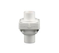25~140mm PVC Hi-Q Flap Check Valve Fish Accessories Garden Irrigation Joint Aquarium Industrial Pipe Non-Return(White,Inner Diameter 75mm)