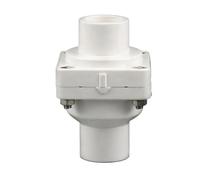 25~140mm PVC Hi-Q Flap Check Valve Fish Tank Accessories Garden Irrigation Joint Aquarium Industrial Pipe Non-Return(Blue,Inner Diameter 63mm)