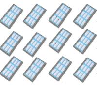 25-26 12 Pack Replacement Filters For Cat Mate Dog Mate Water Fountain, Dog/cat 5