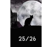 25/26 A5 Week To View Cat Academic Diary With Weekly Affirmations: 13 Month Weekly School Planner With Timetable And Conversion Charts