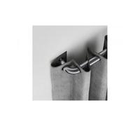 25-28mm Room Darkening Extendable Curtain Pole - Satin Silver, 170-300Cm