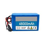 25.2V 48AH Electric Scooter Lithium-Ion Battery 6S3P Long-Life Lithium-Ion Folding Scooter Lithium Battery High-Capacity Battery for Wheelchairs and Toy Cars XT60