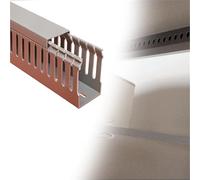 25 30 40 50 60 Mm Height Pvc Cable Concealing Cover, Wall Cable Trunking Cover For Garage/laboratory/Living Room/Bedroom, Wire Management Lid(10 pcs,W H 60mm x 40mm)