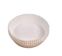 25/30/50/100pcs Non-Stick Round Air Fryer Liners Paper, Round Disposable Paper Liner, Round Baking Paper Steamer Pastry Tools(50pcs-White)