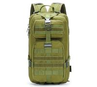 25-30L Waterproof VentilatedTactical Backpack, Army Assault Pack, Molle Backpack for Prepper Bag for Hiking Camping Travel Army Hunting Rucksack Trekking(Green)