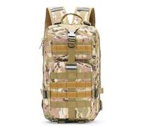 25-30L Waterproof VentilatedTactical Backpack, Army Assault Pack, Molle Backpack for Prepper Bag for Hiking Camping Travel Army Hunting Rucksack Trekking(Cp)