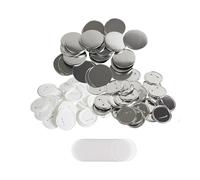 25/32/58/75mm Button Badge Parts Supplies For Button Maker Machine 100Sets Metal And Plastic Pin Badges Multipurpose(58mm-100Pcs)