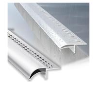 25 35 45 65 85 105 Inch Eaves Drip Line Deflector, Cuttable Aluminum Metal Rain Diverter Strip for Balcony Terrace Shed Roof Edge Wall Protection(W2in/5cm,L 96 inch)