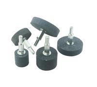 25/38/40/50/60 mm 5 Pcs Multiple Shapes Mounted Grinding Stone Sharpening Kits with 1/4-Inch Shank