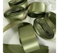 25 38mm 5Meters Single Face Satin Ribbon Gold Pink Ribbons for Party Wedding Decoration Bridal Rose White Wide-Royal green-40mm 5Meters