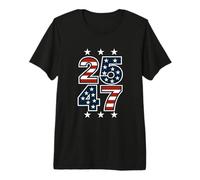 25 47, Presidential Impeachment, American Patriotism Premium T-Shirt