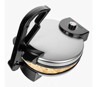 25.4cm Compact Roti Maker Machine, Electric Tortilla Maker with Free Roti Warmer, Electric Tortilla Press to Make Roti, Chapati, Tortilla, Tortillera AC220-240V 50/60Hz 1200W