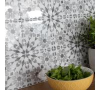 25.4cm x 25.4cm Catalan 3D epoxy Tile Stickers (NH2961)