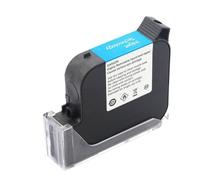 25.4mm Handheld Inkjet Printer Ink Cartridge Compatible With Online Printers Quick Dry Adhesion Ink In White Yellow Black Red Blue Green And Invisibility Colors(25.4mm Green)