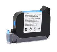 25. 4mm Universal Ink Cartridge Eco Solvent Handheld Printer Compatible Cartridge 600DPI Portable Expiry Date Invisible Ink Refill(Blue)