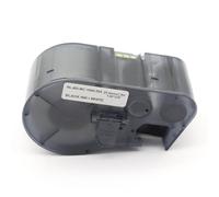 25.4mmx7.6m Self Adhesive Label Black On White MC-1000-595 Compatible with BMP-41 BMP-51 BMP-53 PC Linked Printers(1pcs MC-1000-595)