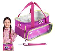 25.4x15.24x14.99cm Carrying Case For Speaker Toniebox -ter | Transparent Carrying Case For T-onies Characters UK | Gujugm Carrying Bag For Toniebox Set And Accessories| Carrying Bag For Speaker