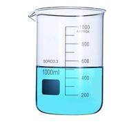 25/50/100/150/200/250/400/500/600 800ml Glass Low Form Beaker Labrotary Glassware Experiment (25ml 4 PCS)