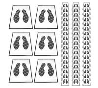 25/50/100 Pcs Disposable Car Foot Mats Portable Paper Vehicle Foot Pads For Protection Paper dirty Car Disposable Mat Mat