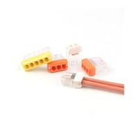 25/50/100PCS Fast Compact wire splicing Connector 2/3/5 Pin Terminal Block Push-in Conductor Wiring Connector 0.5-2.5mm2· IDGTTLDF(NC-203,50PCS)