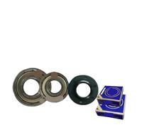 25 * 50.55 * 10 * 12 Water Seal，Compatible For Daewoo，Mini Wall Mount Drum Washing Machine With Bearings（6202 6203）Oil Seal Sealing Ring Parts(1Set)