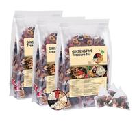 25/50/75/100 Packs Ginseng & Mulberry Herbal Tea, Ginseng Six Treasure Tea, Ginsengs Five Treasures Teas (3Bags(75Packs))