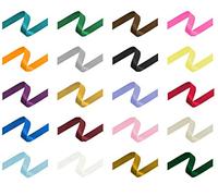 25/50 Metres Double Sided Satin Ribbon Rolls 3mm 6mm 10mm 15mm 25mm 38mm 50mm (White, 25 Metres x 6mm)