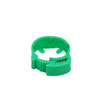 25/50Pcs 20~24mm Chicken Foot Rings Adjustable Poultry Leg Snap Ratchet No Number Buckle Clip Chick Duck Goose Pigeon Raising for Chickens, Ducks, Hens, Poultry(Green,25pcs)