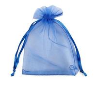 25/50pcs 7x9 15x20 17x23cm Organza Bag Christmas Party Candy Gift Bags Wedding Decor Drawstring Packaging Bag Pouches