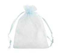 25/50pcs 7x9 15x20 17x23cm Organza Bag Christmas Party Candy Gift Bags Wedding Decor Drawstring Packaging Bag Pouches