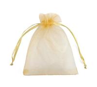 25/50pcs 7x9 15x20 17x23cm Organza Bag Christmas Party Candy Gift Bags Wedding Decor Drawstring Packaging Bag Pouches