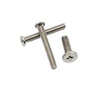 25/50pcs M1.2 M1.4 M1.6 M2 M2.5 M3 M4 Mini Micro Small Slor Ultra Thin Flat Wafer Head Screw Bolt For Laptop Phone Glasses(Silver,14mm,M4 25pcs)
