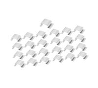 25/50Pieces Stainless Steel Glass Panel Clip Weatherproof Greenhouses Fixing Clip 25mmx10mmx15mm for Horticulture Glass Fixing